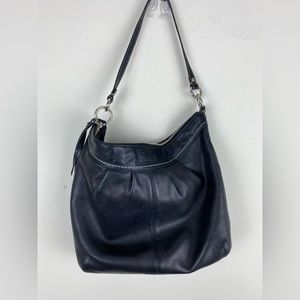 Coach Large Black Leather Shoulder Bag Crossbody F0993-F13764 Handbag Purse.